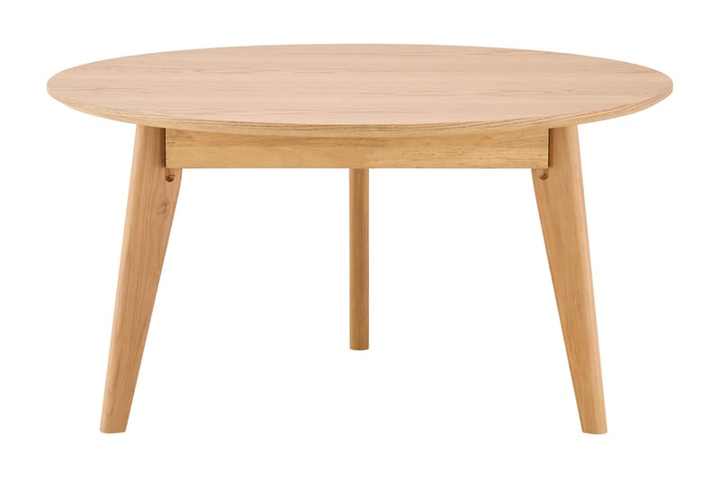 Velo Soffbord Rund 85 cm Massivt trä - Ek - Möbler - Vardagsrum - Soffbord & vardagsrumsbord - Soffbord