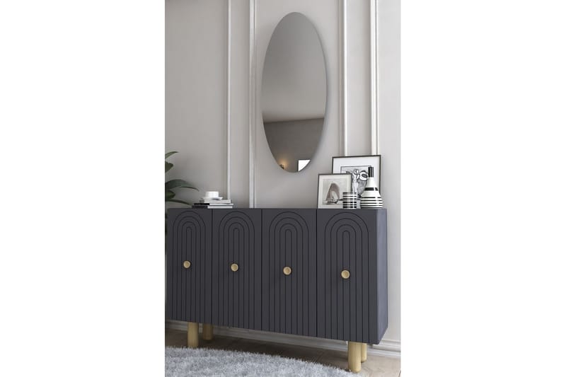 Velorae Konsollbord 120 cm - Antracit - Möbler - Vardagsrum - Soffbord & vardagsrumsbord - Avlastningsbord & konsolbord