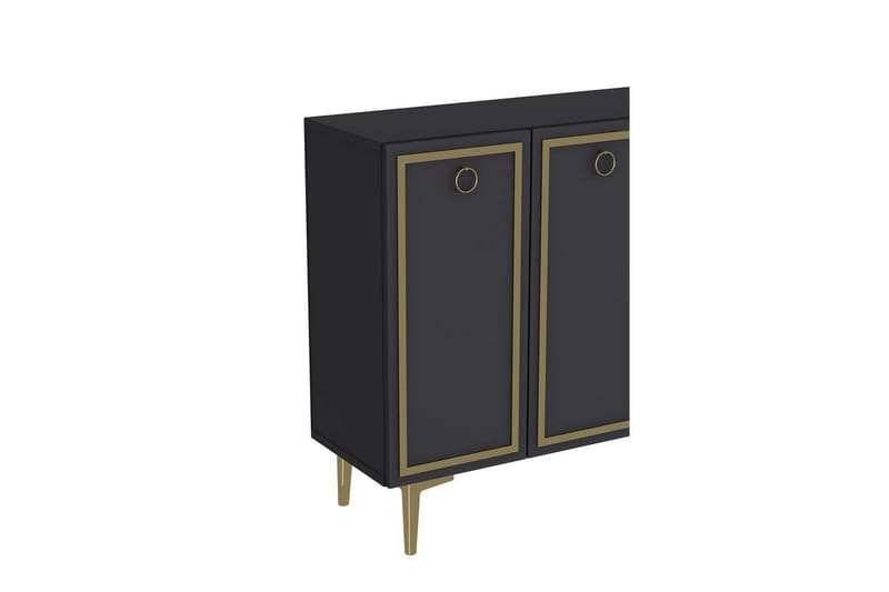 Velorae Konsollbord 120 cm - Antracit/Guld - Möbler - Vardagsrum - Soffbord & vardagsrumsbord - Avlastningsbord & konsolbord