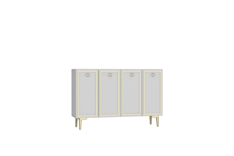 Velorae Konsollbord 120 cm - Vit/Guld - Möbler - Vardagsrum - Soffbord & vardagsrumsbord - Avlastningsbord & konsolbord