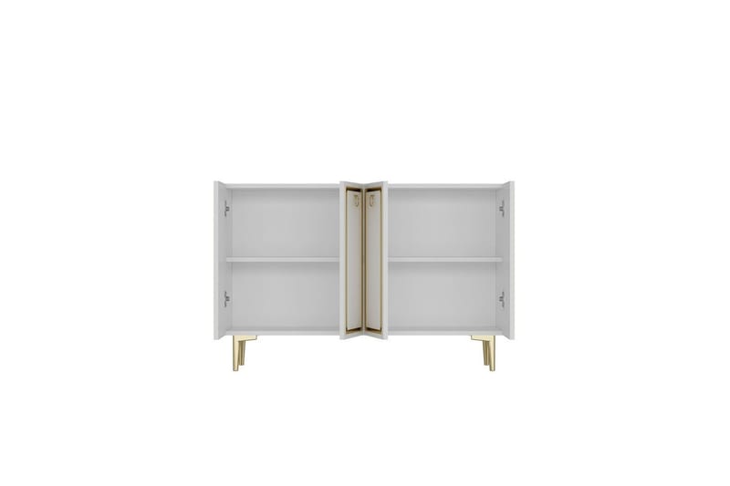 Velorae Konsollbord 120 cm - Vit/Guld - Möbler - Vardagsrum - Soffbord & vardagsrumsbord - Avlastningsbord & konsolbord