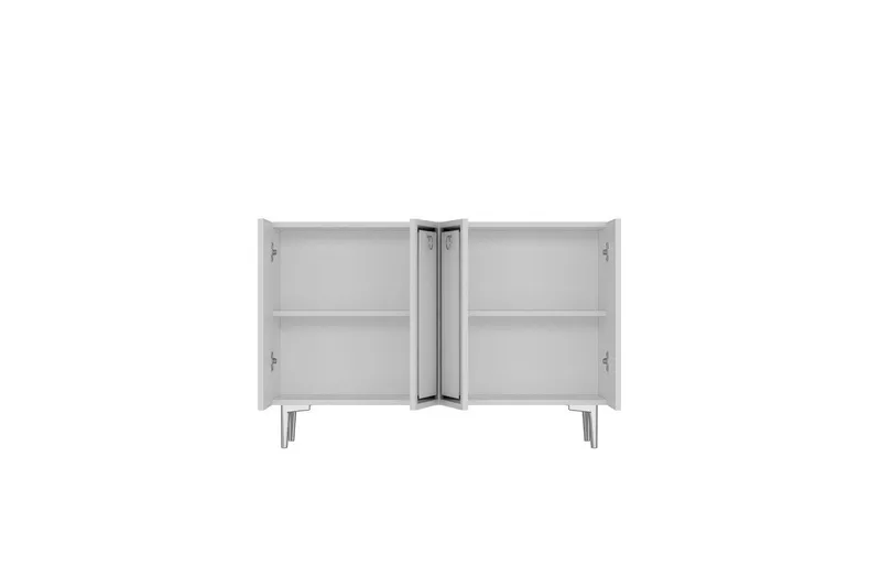 Velorae Konsollbord 120 cm - Vit/Silver - Möbler - Vardagsrum - Soffbord & vardagsrumsbord - Avlastningsbord & konsolbord