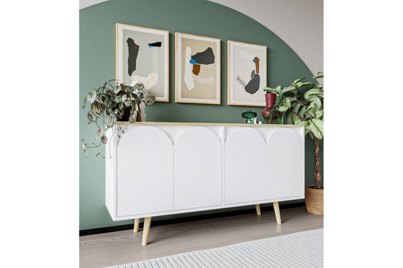 Venezia Konsollbord 150 cm - Brun/Vit - Möbler - Vardagsrum - Soffbord & vardagsrumsbord - Avlastningsbord & konsolbord