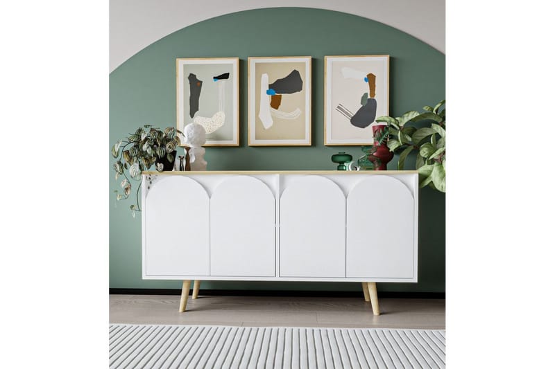 Venezia Konsollbord 150 cm - Brun/Vit - Möbler - Vardagsrum - Soffbord & vardagsrumsbord - Avlastningsbord & konsolbord