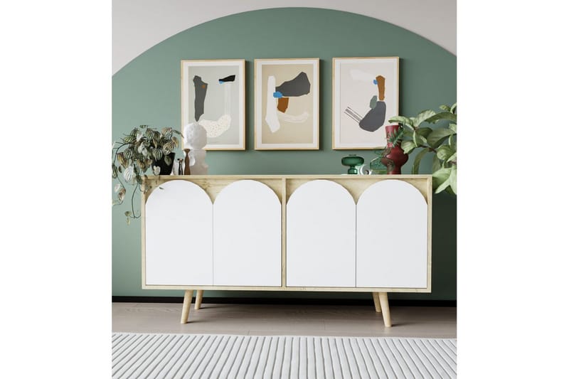 Venezia Konsollbord 150 cm - Brun/Vit - Möbler - Vardagsrum - Soffbord & vardagsrumsbord - Avlastningsbord & konsolbord