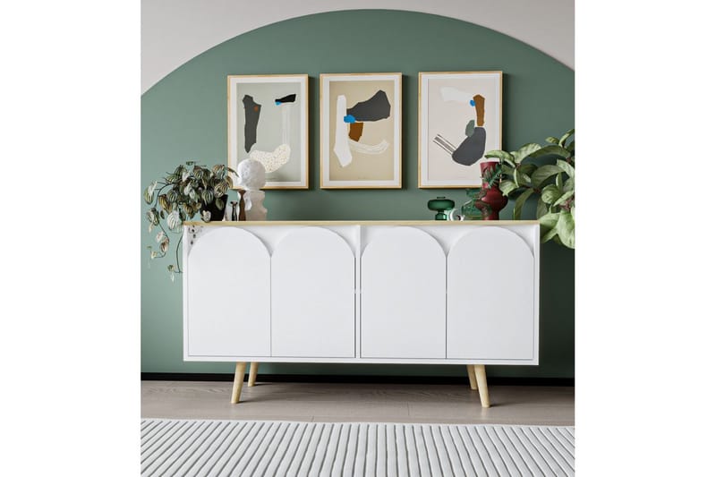 Venezia Konsollbord 150 cm - Brun/Vit - Möbler - Vardagsrum - Soffbord & vardagsrumsbord - Avlastningsbord & konsolbord