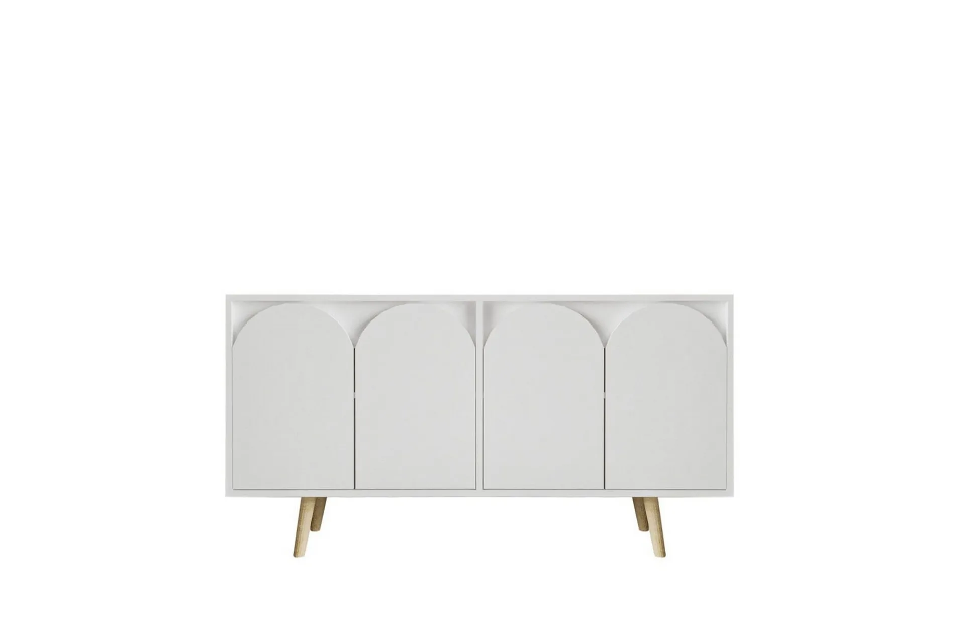 venezia konsollbord 150x150 cm - vit