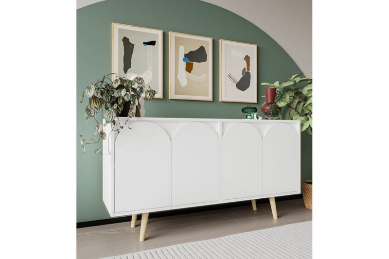 Venezia Konsollbord 150x150 cm - Vit - Möbler - Vardagsrum - Soffbord & vardagsrumsbord - Avlastningsbord & konsolbord