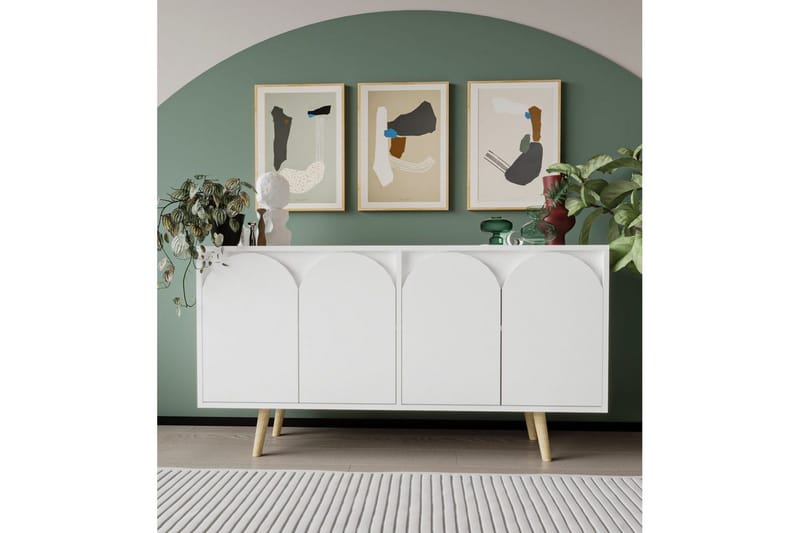Venezia Konsollbord 150x150 cm - Vit - Möbler - Vardagsrum - Soffbord & vardagsrumsbord - Avlastningsbord & konsolbord