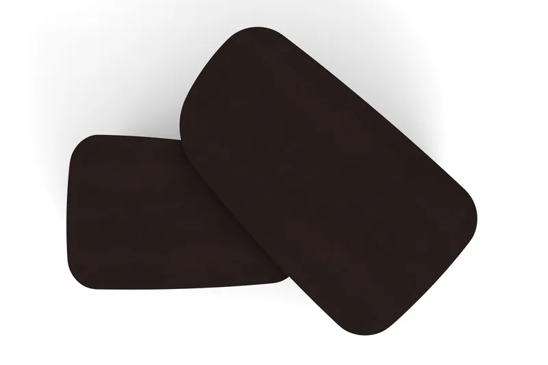 Vento Satsbord Soffbord 120x70 cm + 90x60 cm - Rökt ek - Möbler - Vardagsrum - Soffbord & vardagsrumsbord - Soffbord