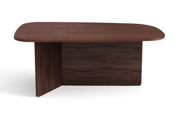 Vento Soffbord 120x70 cm ovalt i trä - Valnöt - Möbler - Vardagsrum - Soffbord & vardagsrumsbord - Soffbord