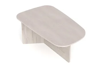 Vento Soffbord 120x70 cm ovalt i trä - Vitlaserad ek - Möbler - Vardagsrum - Soffbord & vardagsrumsbord - Soffbord