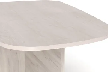 Vento Soffbord 120x70 cm ovalt i trä - Vitlaserad - Möbler - Vardagsrum - Soffbord & vardagsrumsbord - Soffbord