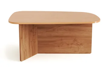Vento Soffbord 90x60 cm ovalt i trä - Ek - Möbler - Vardagsrum - Soffbord & vardagsrumsbord - Soffbord