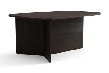 Vento Soffbord 90x60 cm ovalt i trä - Rökt ek - Möbler - Vardagsrum - Soffbord & vardagsrumsbord - Soffbord