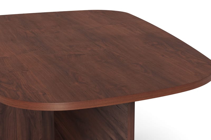 Vento Soffbord 90x60 cm ovalt i trä - Valnöt - Möbler - Vardagsrum - Soffbord & vardagsrumsbord - Soffbord