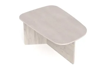 Vento Soffbord 90x60 cm ovalt i trä - Vitlaserad ek - Möbler - Vardagsrum - Soffbord & vardagsrumsbord - Soffbord