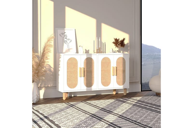 Veradia Konsollbord 120 cm - Vit - Möbler - Vardagsrum - Soffbord & vardagsrumsbord - Avlastningsbord & konsolbord