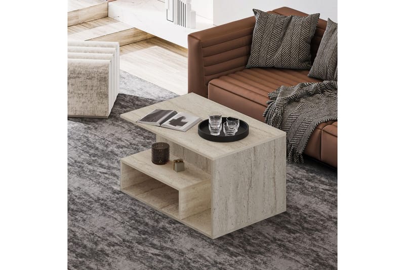Veradia Soffbord 90 cm - Brun - Möbler - Vardagsrum - Soffbord & vardagsrumsbord - Soffbord
