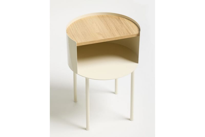 Veyric Sidobord 40 cm - Cream - Möbler - Vardagsrum - Soffbord & vardagsrumsbord - Brickbord