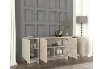 Veyron Konsollbord 180 cm - Beige/Sandsten - Möbler - Vardagsrum - Soffbord & vardagsrumsbord - Avlastningsbord & konsolbord