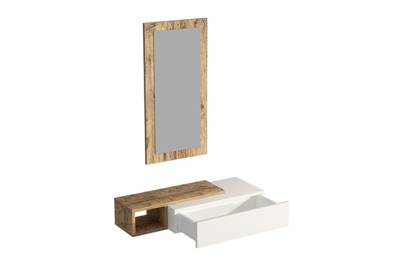 Vien Sidobord 82 cm - Brun/Vit - Möbler - Vardagsrum - Soffbord & vardagsrumsbord - Brickbord