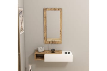 Vien Sidobord 82 cm - Brun/Vit - Möbler - Vardagsrum - Soffbord & vardagsrumsbord - Brickbord