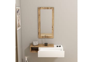 Vien Sidobord 82 cm - Brun/Vit - Möbler - Vardagsrum - Soffbord & vardagsrumsbord - Brickbord