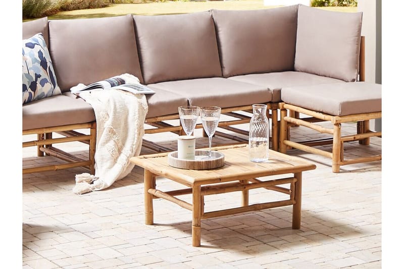 Villa Castelli Soffbord 64x55 cm - Ljusbrun - Möbler - Vardagsrum - Soffbord & vardagsrumsbord - Soffbord