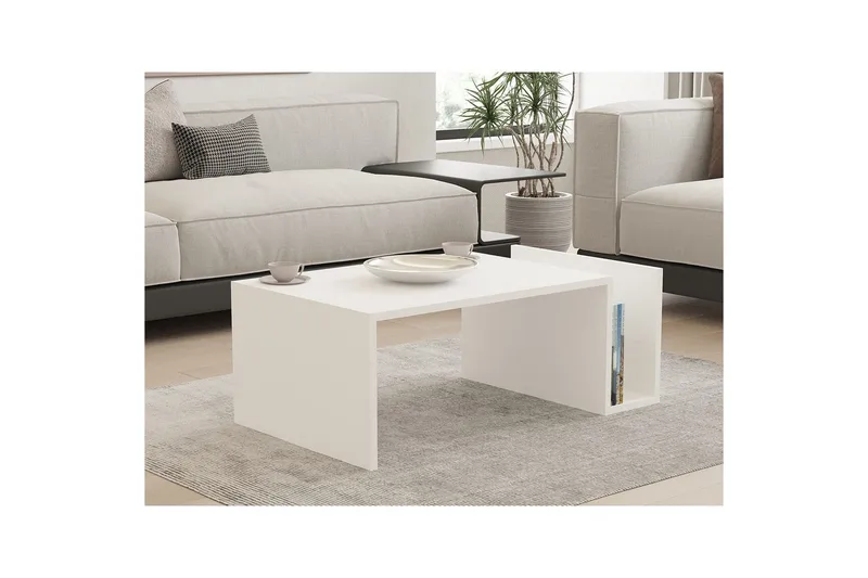 Vimenil Soffbord 87 cm - Vit - Möbler - Vardagsrum - Soffbord & vardagsrumsbord - Soffbord