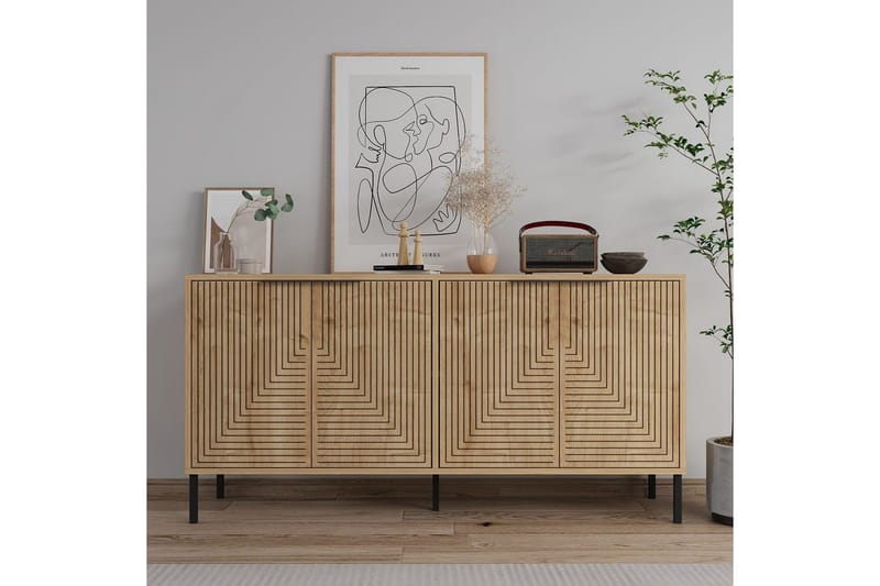 Vionis Konsollbord 150 cm - Ek - Möbler - Vardagsrum - Soffbord & vardagsrumsbord - Avlastningsbord & konsolbord