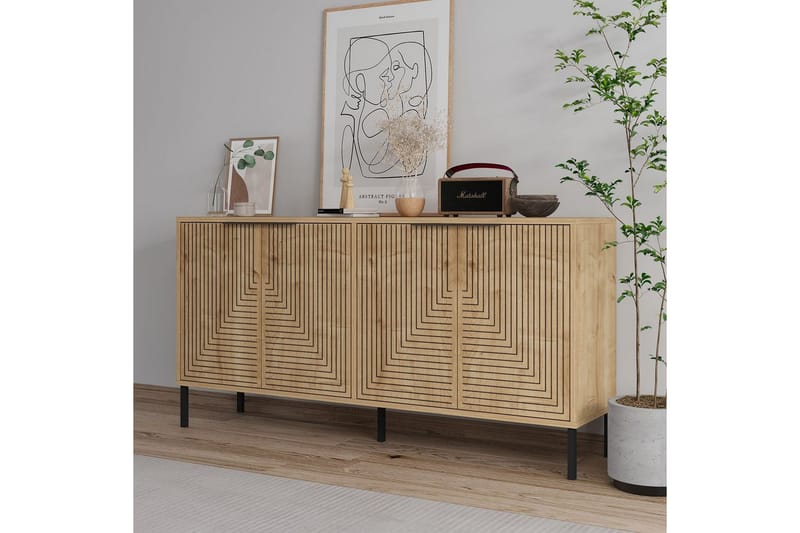 Vionis Konsollbord 150 cm - Ek - Möbler - Vardagsrum - Soffbord & vardagsrumsbord - Avlastningsbord & konsolbord