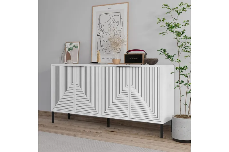 Vionis Konsollbord 150 cm - Vit - Möbler - Vardagsrum - Soffbord & vardagsrumsbord - Avlastningsbord & konsolbord