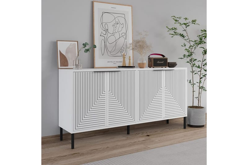 Vionis Konsollbord 150 cm - Vit - Möbler - Vardagsrum - Soffbord & vardagsrumsbord - Avlastningsbord & konsolbord