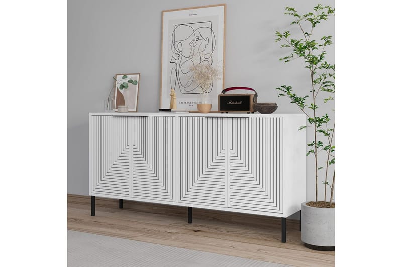 Vionis Konsollbord 150 cm - Vit - Möbler - Vardagsrum - Soffbord & vardagsrumsbord - Avlastningsbord & konsolbord