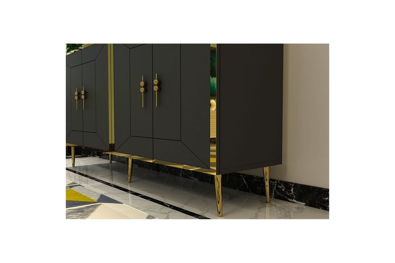 Virdel Konsollbord 150 cm - Grå - Möbler - Vardagsrum - Soffbord & vardagsrumsbord - Avlastningsbord & konsolbord