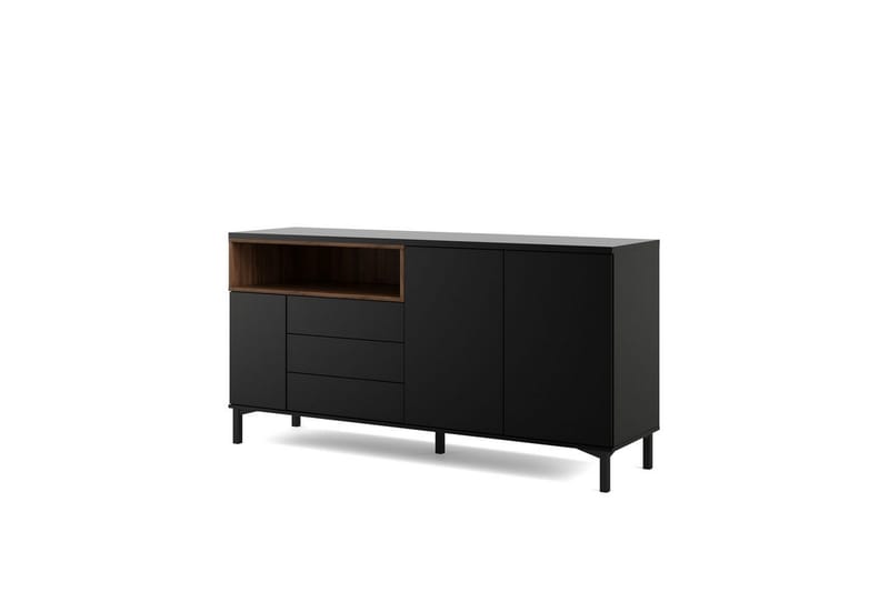 Virender Konsollbord 176 cm - Svart/Natur - Möbler - Vardagsrum - Soffbord & vardagsrumsbord - Avlastningsbord & konsolbord