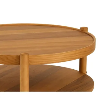Vornel Soffbord 80 cm - Mörkbrun - Möbler - Vardagsrum - Soffbord & vardagsrumsbord - Soffbord
