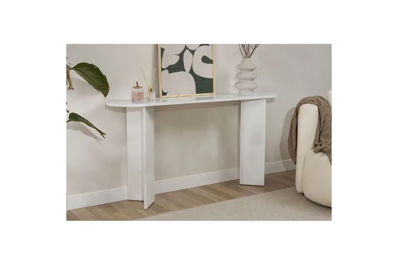 Yeno Konsollbord 150 cm - Vit - Möbler - Vardagsrum - Soffbord & vardagsrumsbord - Avlastningsbord & konsolbord