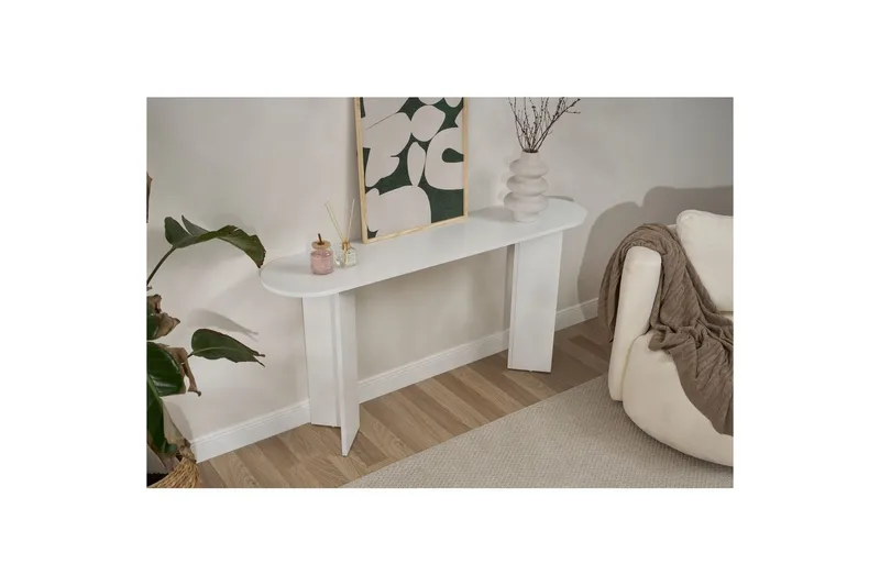 Yeno Konsollbord 150 cm - Vit - Möbler - Vardagsrum - Soffbord & vardagsrumsbord - Avlastningsbord & konsolbord