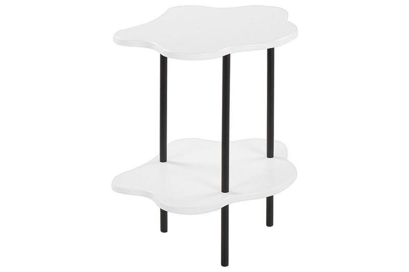 Yokley Sidobord 48 cm - Vit/Svart - Möbler - Vardagsrum - Soffbord & vardagsrumsbord - Brickbord