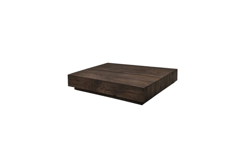 York Kvadratiskt Soffbord 80 cm i Trä - Mörkbrun - Möbler - Vardagsrum - Soffbord & vardagsrumsbord - Soffbord