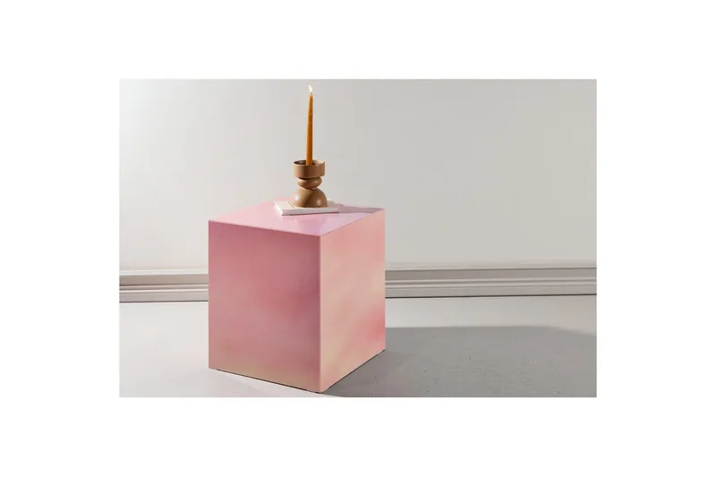 York Kvadratiskt Soffbord i Metall - Rosa - Möbler - Vardagsrum - Soffbord & vardagsrumsbord - Soffbord
