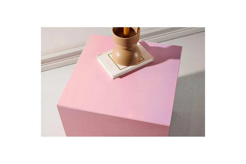 York Kvadratiskt Soffbord i Metall - Rosa - Möbler - Vardagsrum - Soffbord & vardagsrumsbord - Soffbord