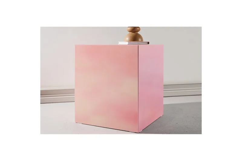 York Kvadratiskt Soffbord i Metall - Rosa - Möbler - Vardagsrum - Soffbord & vardagsrumsbord - Soffbord