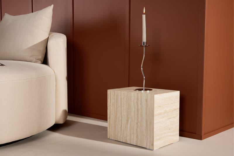 York Sidobord 25 cm - Beige - Möbler - Vardagsrum - Soffbord & vardagsrumsbord - Sidobord & lampbord