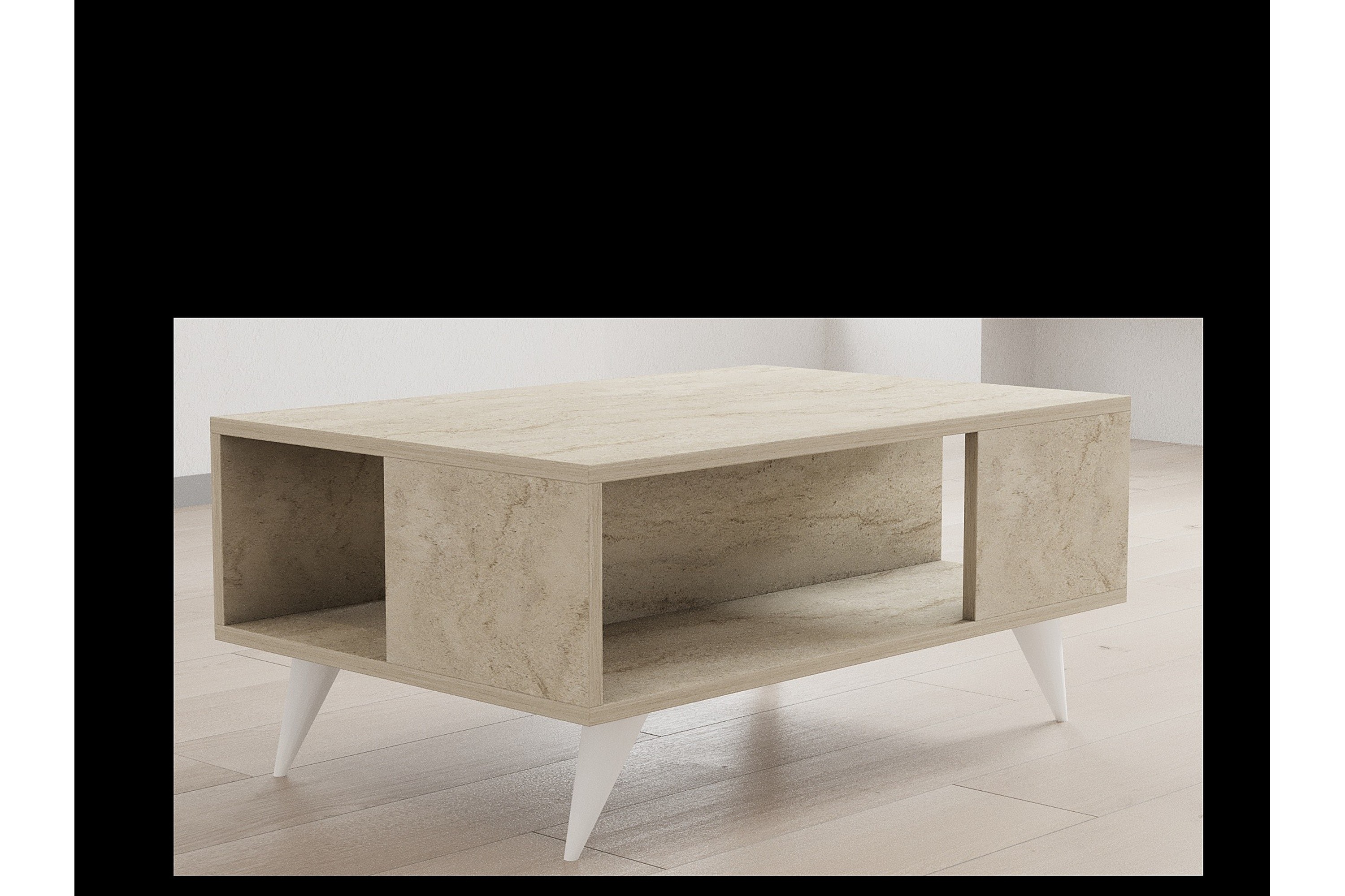 yuka soffbord 90 cm beige -