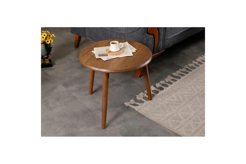 Zalvar Satsbord 100 cm - Sand - Möbler - Vardagsrum - Soffbord & vardagsrumsbord - Satsbord