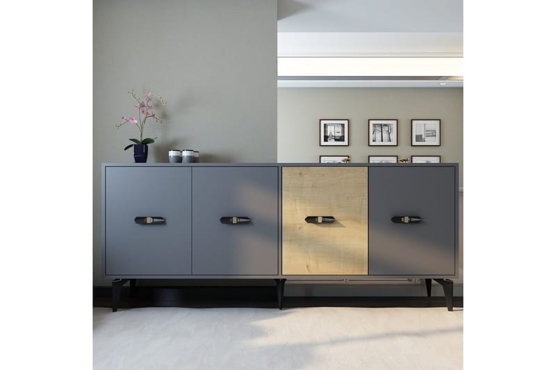 Zaven Konsollbord 180 cm - Antracit - Möbler - Vardagsrum - Soffbord & vardagsrumsbord - Avlastningsbord & konsolbord