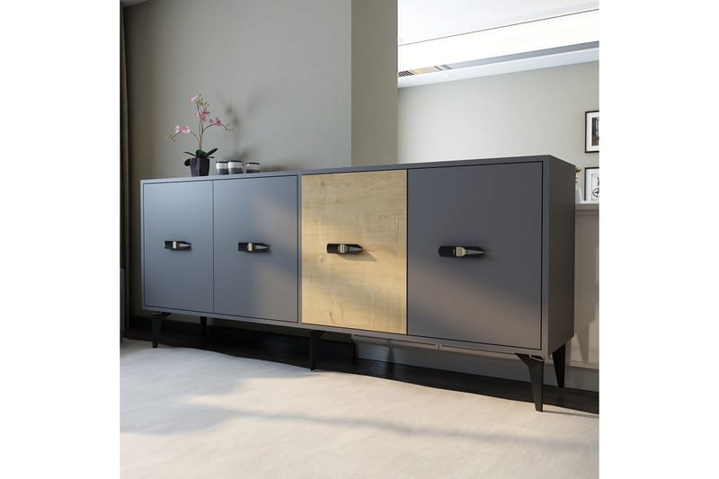 Zaven Konsollbord 180 cm - Antracit - Möbler - Vardagsrum - Soffbord & vardagsrumsbord - Avlastningsbord & konsolbord